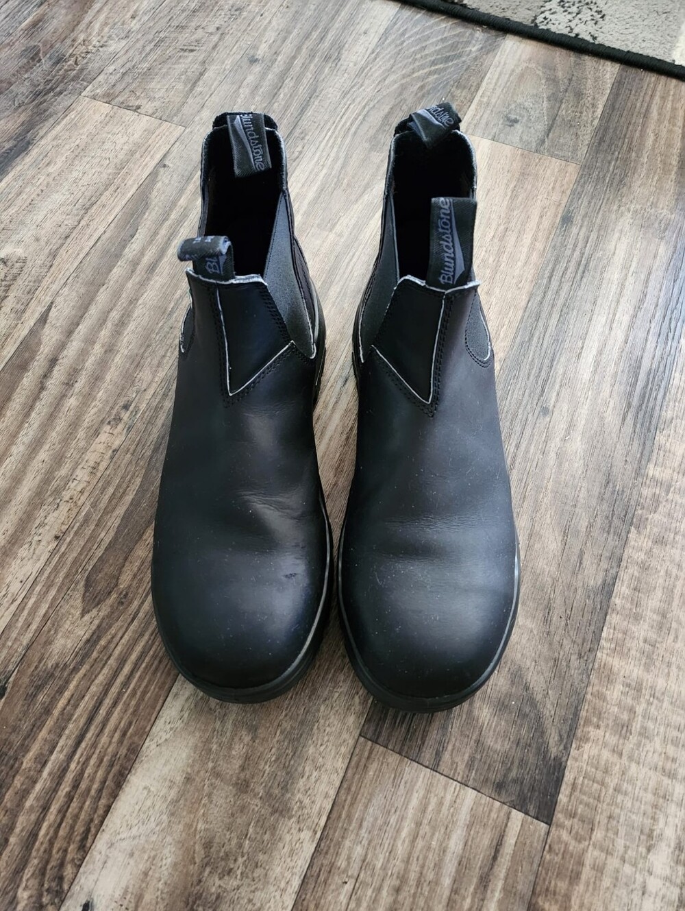 Blundstone Men's Black Chukka Boots - Slip-On Work Style Sz 12